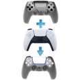 thumbnail image 3 of Replacement Shell for PS5, DIY Replacement Controller Housing Shell Case Set Front and Back Cover for Playstation 5 Dualsense Controllers (Grey)(Steel Ash), 3 of 7