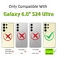 thumbnail image 2 of Funda de teléfono YOUWUMA para Samsung Galaxy S24 Ultra Black Flower, 2 of 6