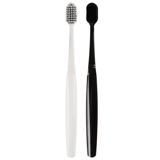 Cepillo de dientes en espiral: cerdas finas y suaves, cabezal ancho, set para pareja de adultos, para dientes sensibles y cuidado de las encías