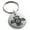 Silver, variant on Stainless Steel Aztec Truth & Wisdom Eagle Rune Engraved Small Medallion Circle Charm Keychain Keyring