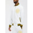 thumbnail image 2 of Mens Designer Lion Head Embroidered Full Suit Track Jacket Active Wear, 2 of 5