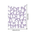 thumbnail image 3 of Under $1! PEONAVET Halloween Ghost Blanket Soft Cozy Fluffy Throw Blanket Lightweight Velvet Bed Blanket for Couch Sofa, 3 of 4