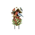 thumbnail image 3 of Briarwood Lane Winter Birdhouse Gathering Metal Art, 3 of 3