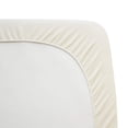 thumbnail image 3 of TL Care Waterproof Quilted Bassinet Size Fitted Mattress Cover made with Organic Cotton Top Layer, Natural Color, 2 Pack, 3 of 3
