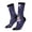 3 Black, variant on Lavender Flowers Print Adult Socks for Men & Women,Calf Socks, Ankle Socks,Boots Socks,Breathable Casual Sock,Unisex Crew Socks