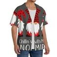 thumbnail image 2 of Balery Chillin with My Gonme Camisa Casual de Manga Corta con Botones para Hombre, Texturizada, Estilo Cubano, para Playa, Verano-Medium, 2 of 5