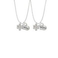 thumbnail image 2 of Delight Jewelry Medium Open Infinity Knot Mother & Daughter Heart Necklaces (Set of 2), 19"+2", 2 of 4