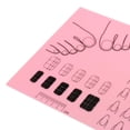 thumbnail image 4 of Arte de uñas Placa de práctica de uñas alfombrilla Rosa Colcomx placa de estampado de uñas, 4 of 4
