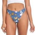 thumbnail image 1 of Fotbe Chicken Family Tanga Sin Costuras para Mujer con Estampado – Panties Invisibles, Transpirables y Cómodos para Uso Diario-X-Large, 1 of 6