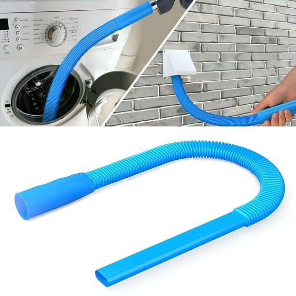 ZEPARO 1/2Pcs Vacuum Cleaner Hose Attachment with Stretch Universal Connector Dryer Vent Vacuum Cleaner Lint Remover Hose Replacement Parts -Cleaning Hose