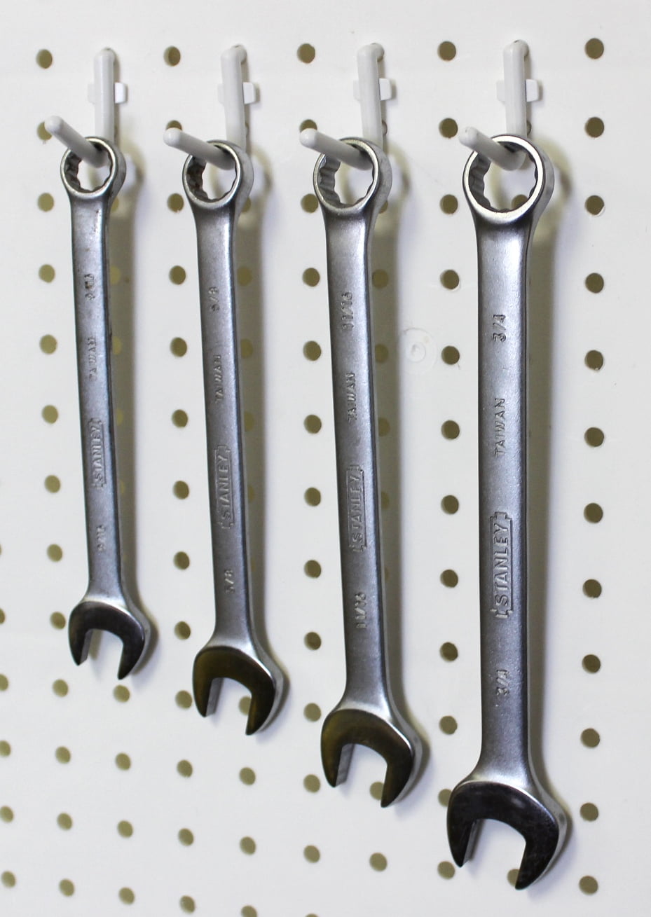 Wall Peg Hook Kit L Style Pegboard Hooks Tool Storage Garage