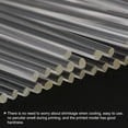 thumbnail image 3 of Unique Bargains PLA Filament Refills for 3D Printing Pen 10inch Length 40pcs Clear, 3 of 5
