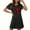 Black, variant on Sakmal Love Moomoo Womens Nightgowns Valentines Short Sleeve Lightweight Sleepwear Heart Print Short Ladies Nightgown L