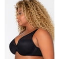 thumbnail image 3 of Curvy Couture BLACK HUE Sheer Mesh Push Up Wired Bra, US 44H, UK 44FF NWOT, 3 of 4
