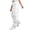 White, variant on Dwellite Baggy Womens Cargo Pants High Waisted Open Leg Pants Hiking Lightweight Streetwear Trouser with Multiple Pockets Light Gray S