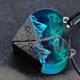 thumbnail image 3 of Wood Resin Paired Heart Pendants Mountains Necklace For Couple Birthd, 3 of 3