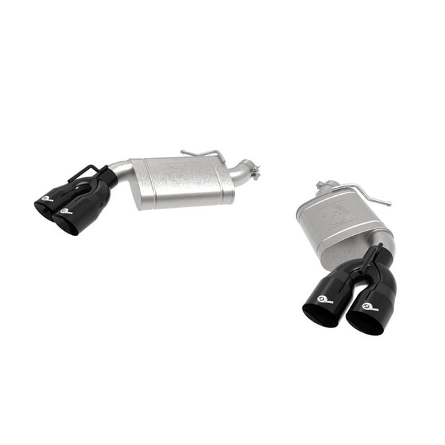 Fits 2016-2024 Chevrolet Camaro Advanced FLOW Engineering Exhaust System Kit 49-44119-B Mach Force XP Axle Back System; Stainless Steel; With Mufflers; 3 Inch Diameter Pipe