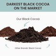 thumbnail image 3 of Black Cocoa Powder for GGA1 Baking (1 lb) - Processed Dark Cocoa Powder, Alkalized, Unsweetened Chocolate Flavor | Natural Food Coloring Substitute | Vegan, Gluten & Sugar-Free, Keto Friendly, 3 of 3