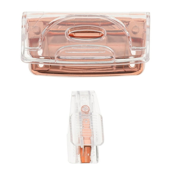 TABLZONE Ergonomic Hole Punch and Staple Remover Assorted Color for Office 1Set