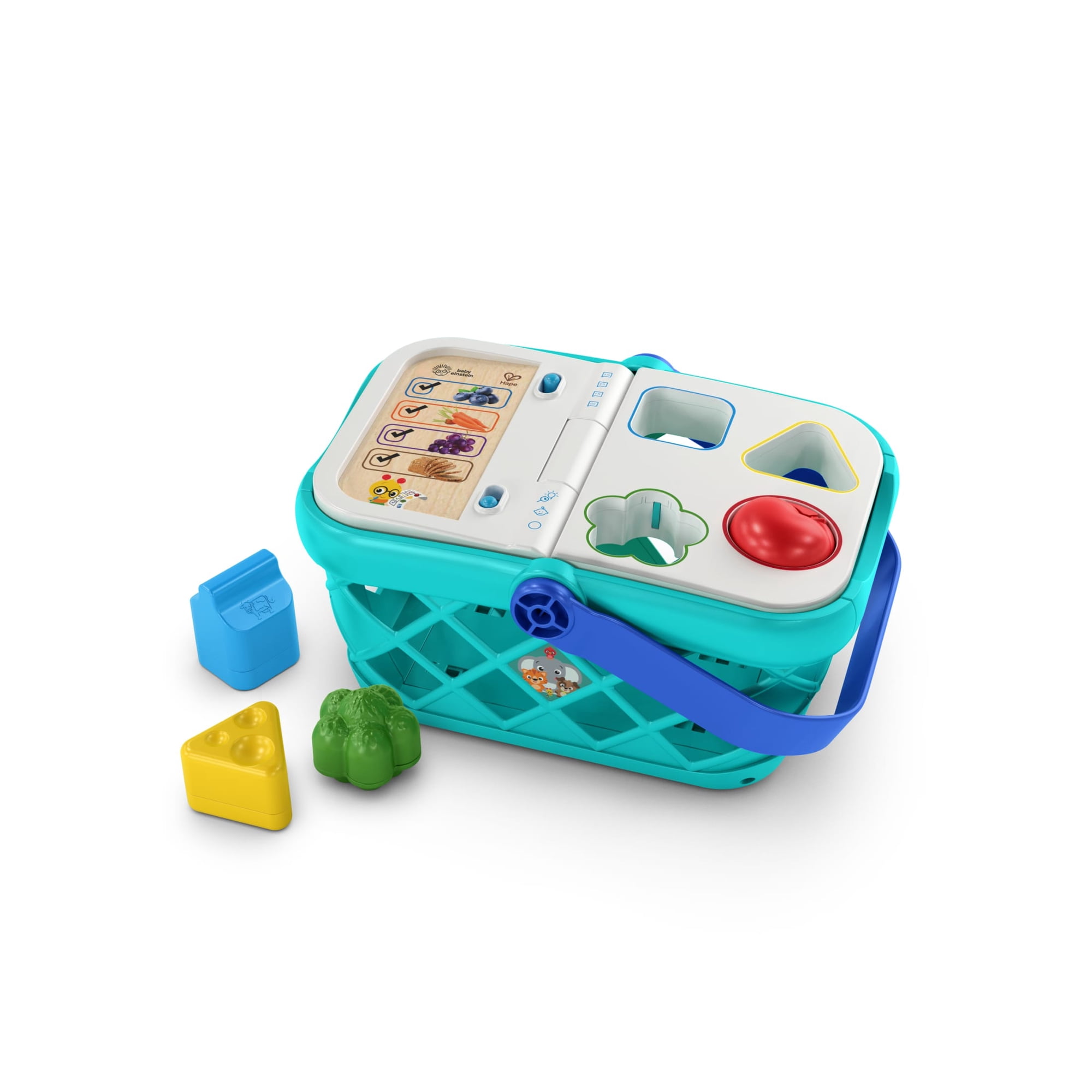 Baby Einstein + Hape Shopping Basket Pretend to Shop Toy Ages 9 Months and Up