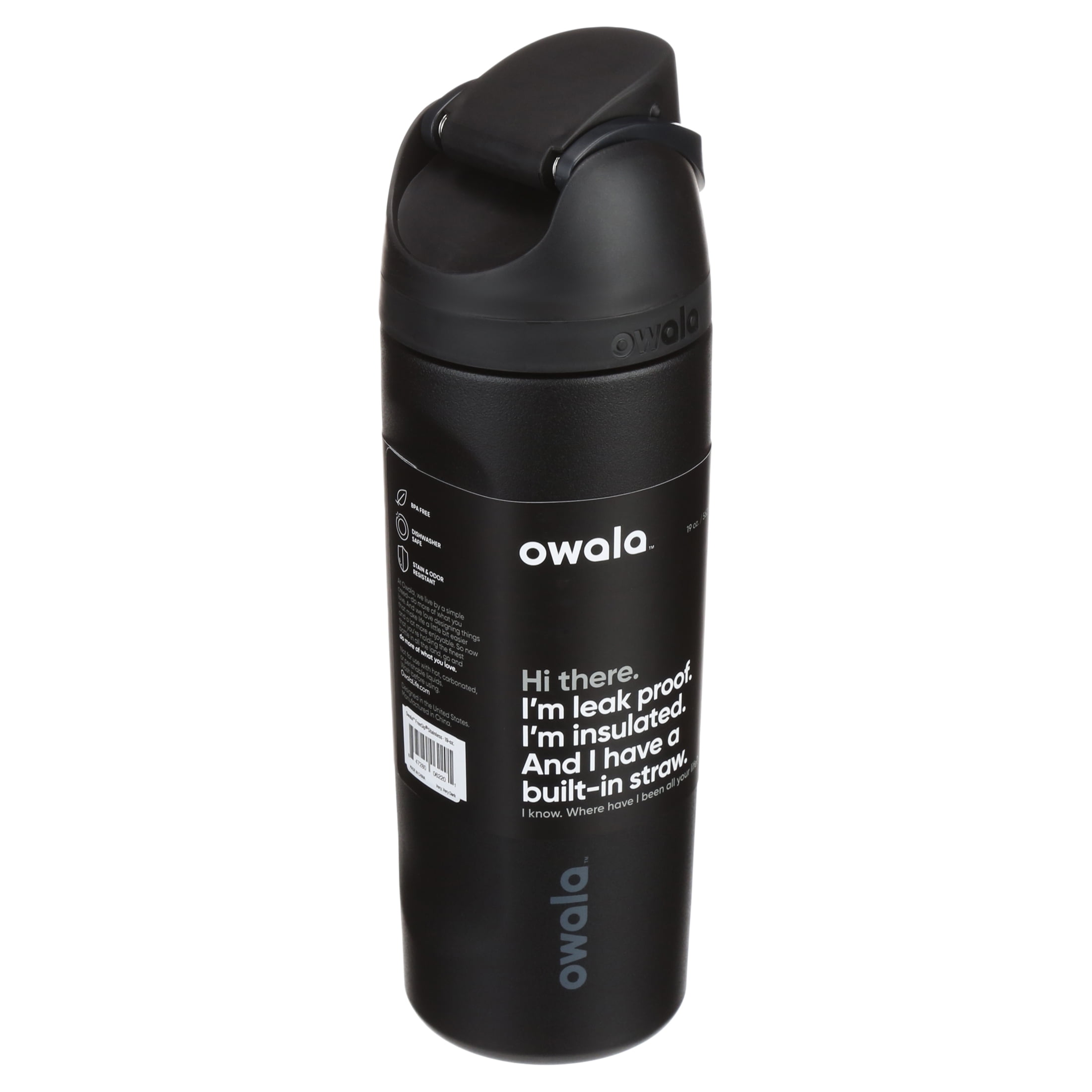 Owala FreeSip Stainless Steel Water Bottle - Shy Marshmallow White, 32 oz -  Fry's Food Stores