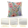 thumbnail image 4 of PHYHOO Watercolor Pink Flowers Throw Pillow Covers Floral Botanical Seamless Pattern Art Painting Square Pillowcases for Home Decor Sofa Car Bedroom Pillow case, 4 of 5