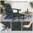 thumbnail image 6 of HONEY HOME Outdoor Adirondack Chair Cushions, 44x19x4 Inch Waterproof Rocking Chair Cushion and 17x19 Ottoman Cushion for Patio, Garden, 6 of 7