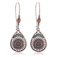 thumbnail image 2 of Pendientes de la gota de agua de aleación de estilo nacional en forma de hueco pendientes largos de Bohemia, 2 of 5