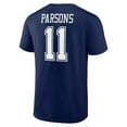 thumbnail image 3 of Men's Fanatics Micah Parsons Navy Dallas Cowboys Player Icon Name & Number T-Shirt, 3 of 3