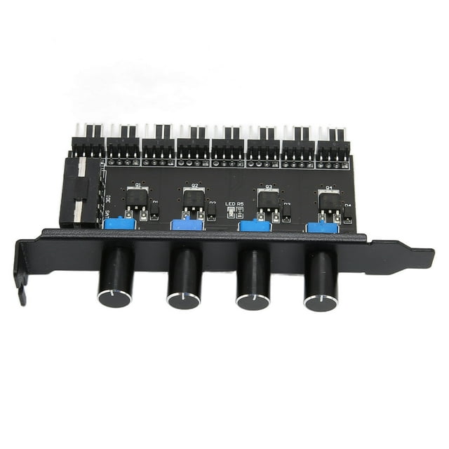 PC 8 Channel Fan Hub PC Fan Hub 4PIN Interface Space Saving For PC
