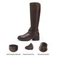 thumbnail image 3 of Botas DREAM PAIRS UNCLE Marrón Mujer Talle 9.5 Altas hasta la Rodilla, 3 of 8
