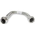 thumbnail image 2 of 18" X 1" FIP Heavy Duty Durable Stainless Steel Corrugated Water Flex Connector W/Extra Thick Washers/Ideal for Water Heater and Water Softener, 2 of 5