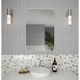 thumbnail image 5 of Glass Warehouse SC1-SQ-22X32-B Calla 22" X 32" Framed Single Door Medicine Cabinet - Black, 5 of 7