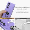 thumbnail image 6 of Allytechgroup Galaxy Z Fold 6 Magnetic Case, Compatible with Car Mount Shockproof Ring Holder Anti-Scratch Bumper Slim Hard PC Cover Phone Case for Samsung Galaxy Z Fold6, Purple, 6 of 12