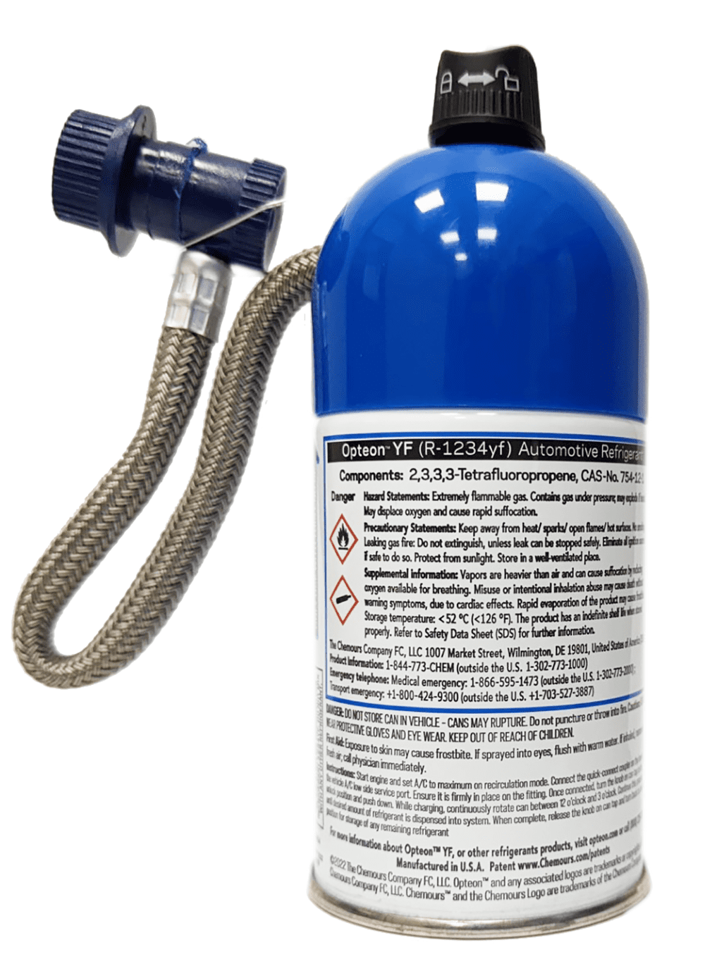 Chemours Opteon R1234yf Refrigerant With Hose 12 Ounce - Walmart.com