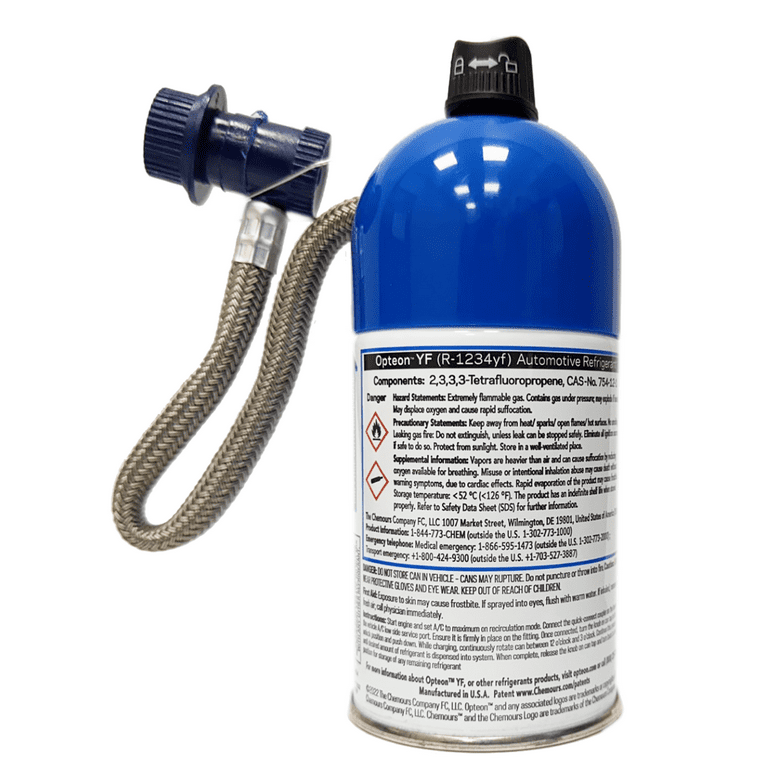 Chemours Opteon R1234yf Refrigerant With Hose 12 Ounce - Walmart.com