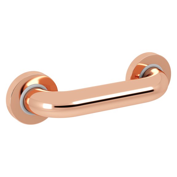 evekare Grab Bar Concealed Screw 8" Rose Gold 1.5" DIA ADA