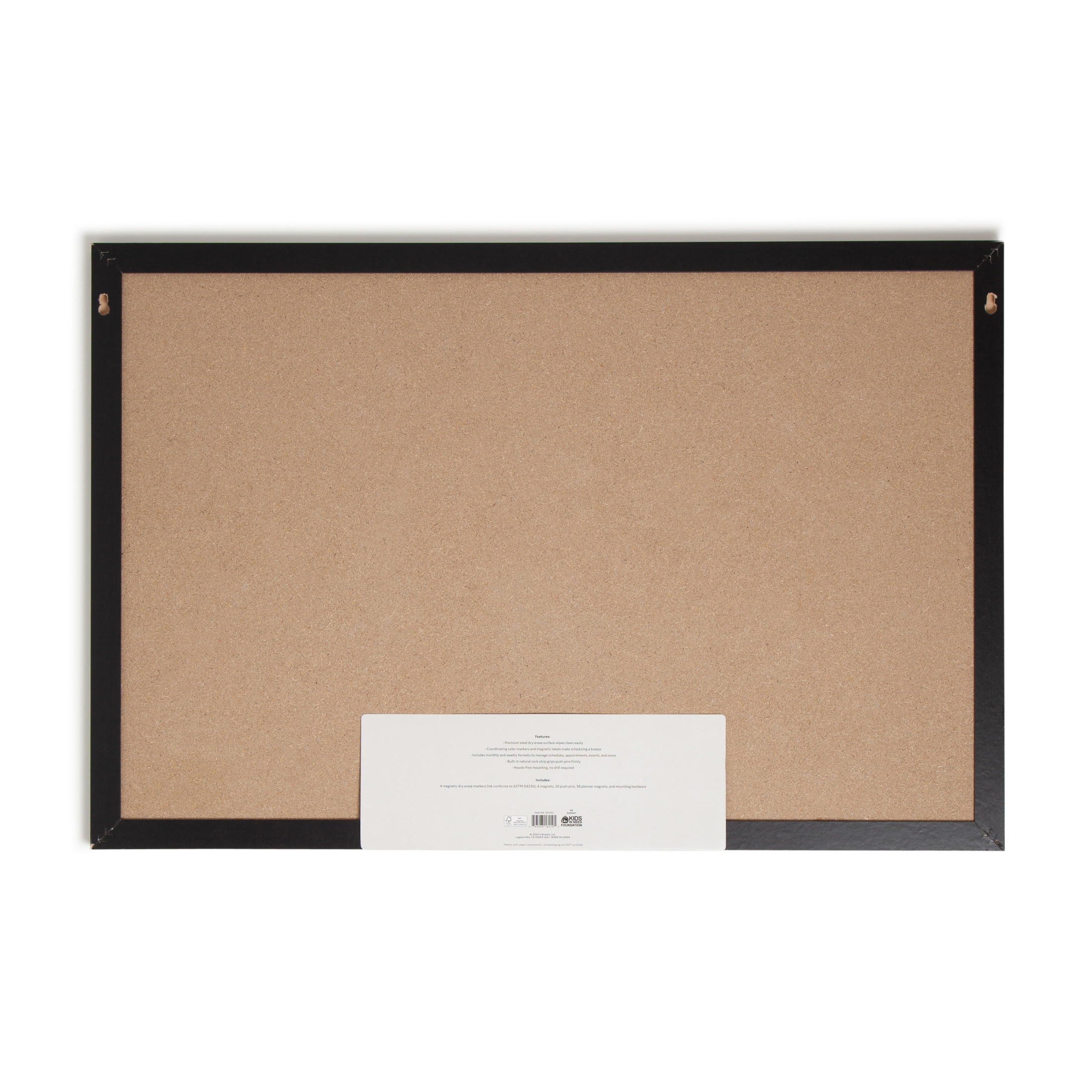 U Brands 30x20 Magnetic Dry Erase Calendar Planner Board photo 8