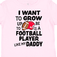thumbnail image 4 of Inktastic I Want to Grow Up to Be a Football Player Like My Daddy Boys or Girls Toddler T-Shirt, 4 of 5