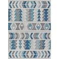 thumbnail image 2 of Rugs America Mika MO50C Mixed Berry Geometric Contemporary Blue Area Rug, 8'x10', 2 of 7