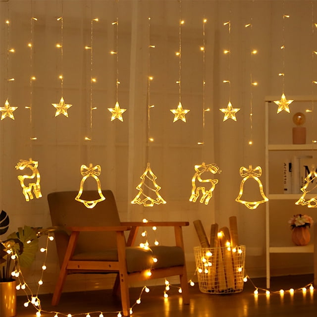Lámpara de guirnalda colgante Iluminación decorativa duradera para la decoración del hogar de la fiesta de Navidad JShteea El nuevo