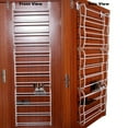 thumbnail image 4 of Tcbosik 12-Tier Over-the-Door Metal Shoe Rack - Holds Up to 24 Pairs, Slim Design for Closet or Entryway Door, Space-Saving Wall Mounted Organizer, White, 4 of 8