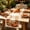 【72"x13"】A, variant on PoyoKee Halloween Table Runner 72 x 13 inch, Black Orange Striped Decorative Runner for Dining Table, Farmhouse Kitchen Decor, Halloween Decorations