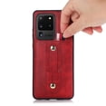 thumbnail image 4 of for Samsung Galaxy S20 Ultra Case Wallet with Slide Credit Card Holder, Flip Premium PU Leather Hidden Kickstand Classic Retro Heavy Duty Protective Cover for Samsung Galaxy S20 Ultra,Red, 4 of 9