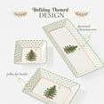 thumbnail image 3 of Spode Christmas Tree 3-Piece Dessert Trays, Polka Dot - Holiday Dinnerware & Decorative Nesting Trays, Holiday Winter Serving for All Parties & Occasions - For Snacks, Appetizers, Cookies, 3 of 7