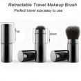 thumbnail image 2 of Retractable Kabuki Makeup Brush for Travel - Portable Face Blush Brush with Cover & Soft Powder Application for On-the-Go Beauty, 2 of 5