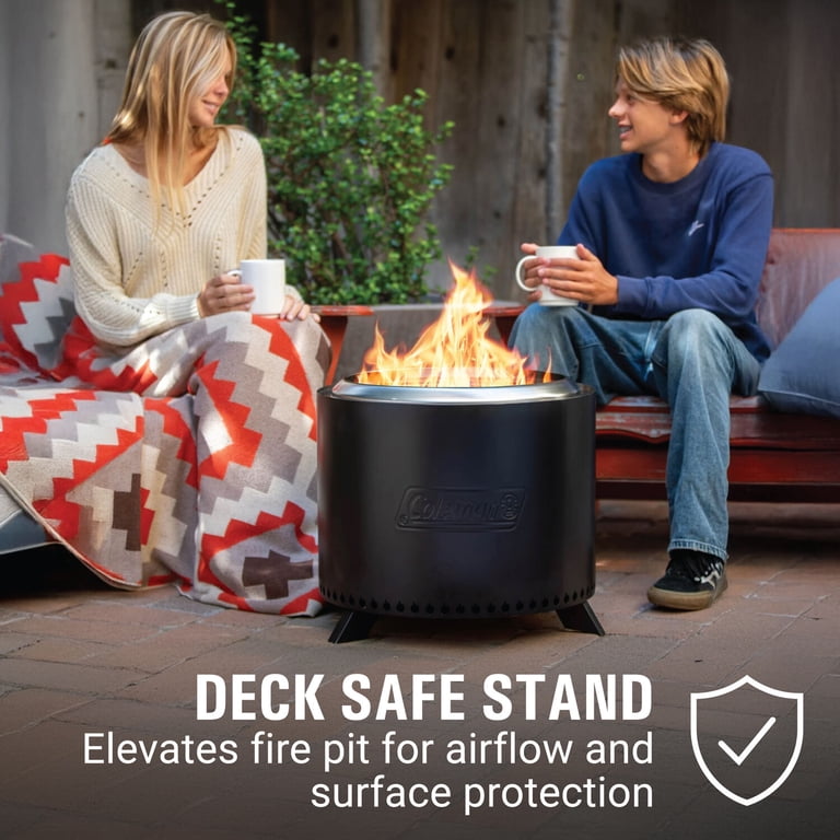 Coleman, Cityscapes‚Ñ¢ 20 Smokeless Fire Pit, Dual-Fuel, Stainless