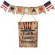 thumbnail image 2 of Tablero de madera colgante de madera Tablero de madera 4to de julio Día de la Independencia Americana de la pared Cuerda colgante de la pared Signo en blanco para artesanías JM01433 2 Piezas Kearding HA012054-04, 2 of 7