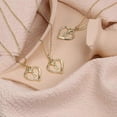 thumbnail image 2 of Collar con colgante de 26 letras para mujer, collar de moda con letras, 2 of 3