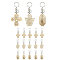 thumbnail image 2 of 36Pcs Baptism Favors Baby Baptism First Communion Favors Wooden Keychain KeyRing for Baptism Communion, 2 of 5